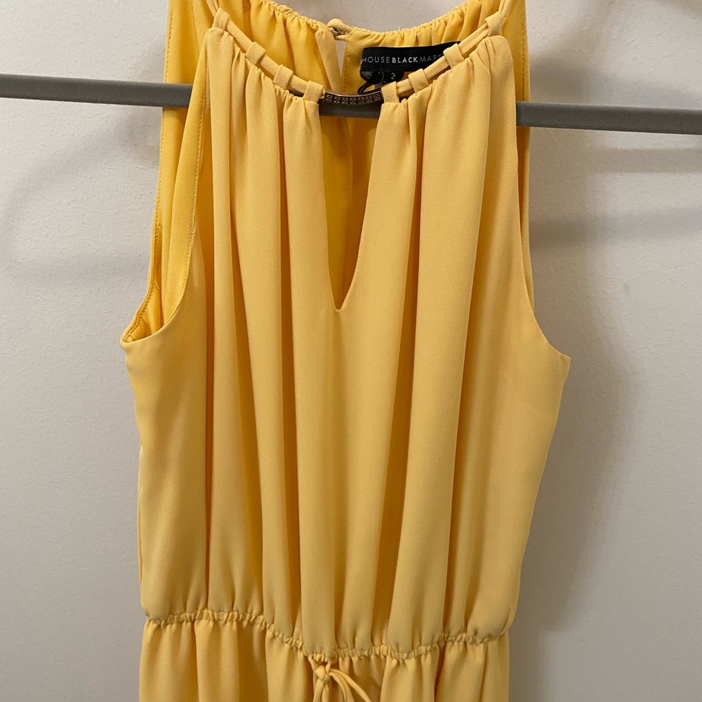 Yellow Sleeveless Dress
